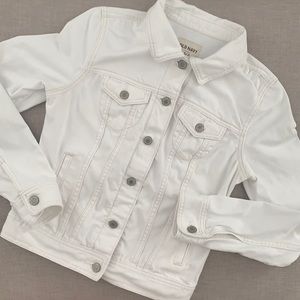 Old Navy White denim jacket in Small